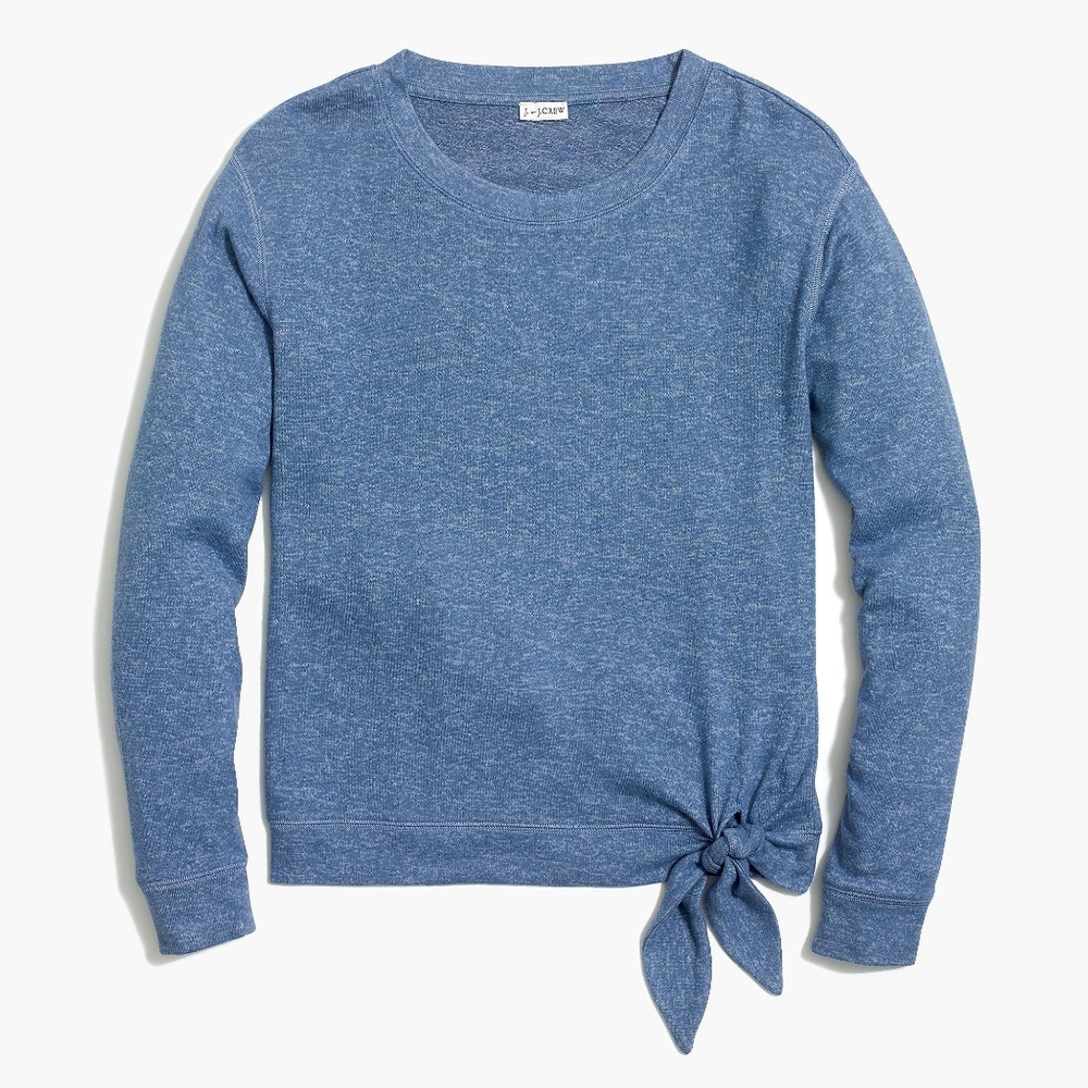 NWT J. Crew Super Soft Bow Side Tie Sweater